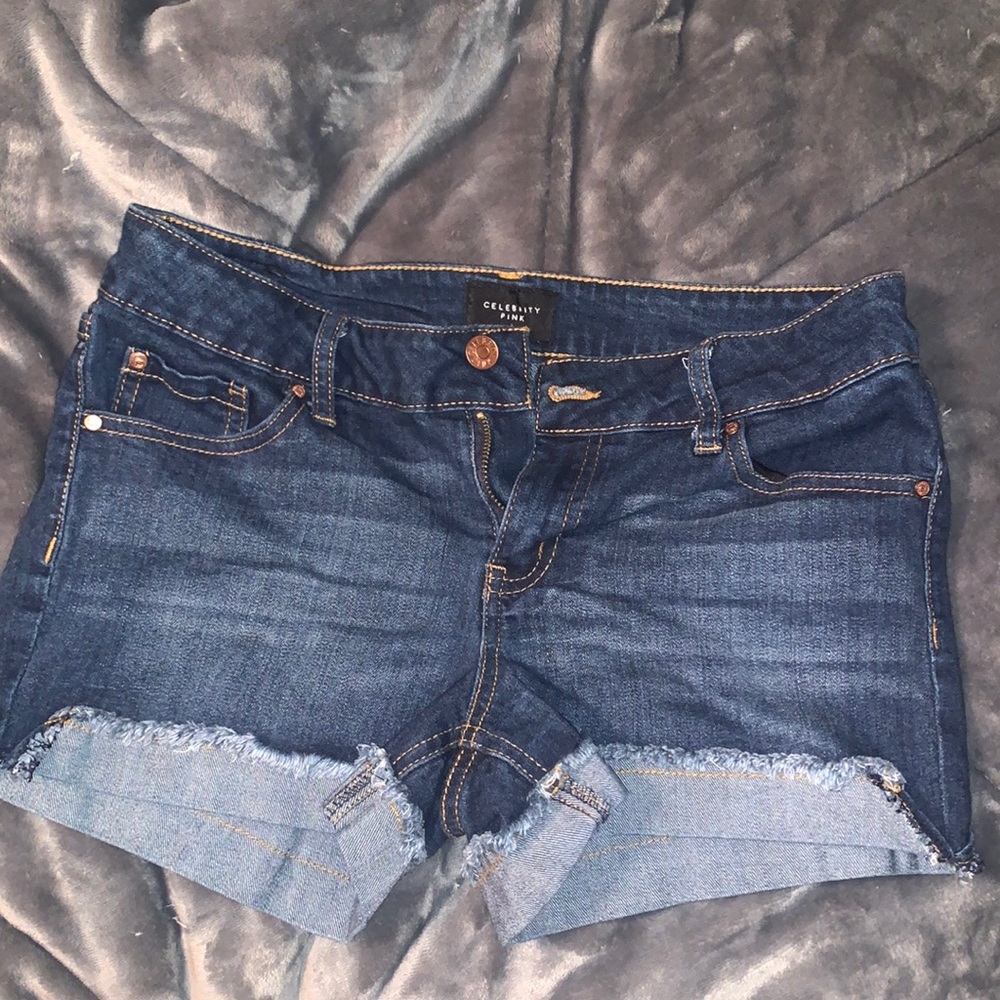Celebrity Pink Jean Shorts